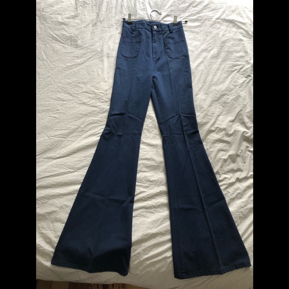 Alice & Olivia flare bell bottom high waist pants